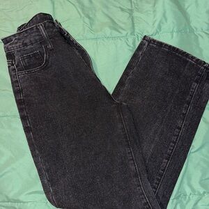 SHEIN Black Denim Jeans